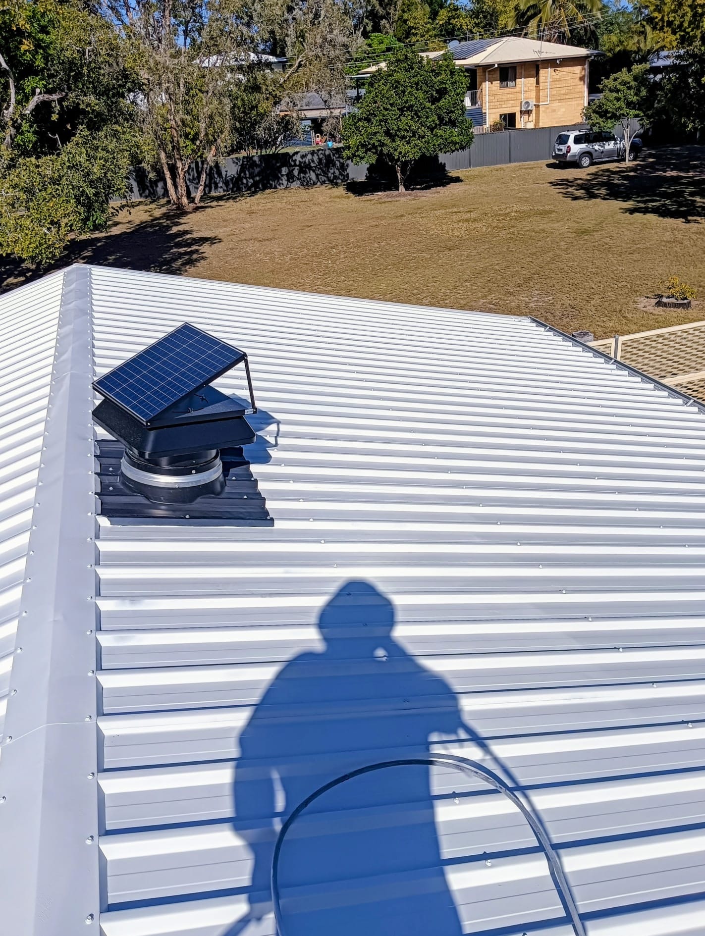 Roof painting job — Tom's Roof Painting Tasmania